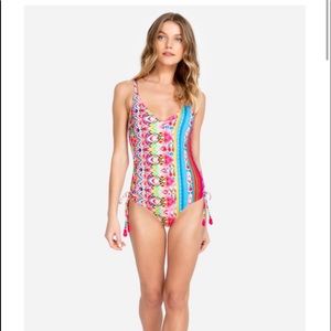 JOHNNY WAS NWT, ONE PIECE ADJUSTABLE ON SIDE.